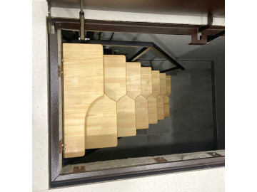 Люк в підлогу Плита 100х160 см з сходами "гусиний крок"